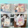 Spacious And Stylish Korean Design Backpack Unisex Casual Waterproof Nylon Bag