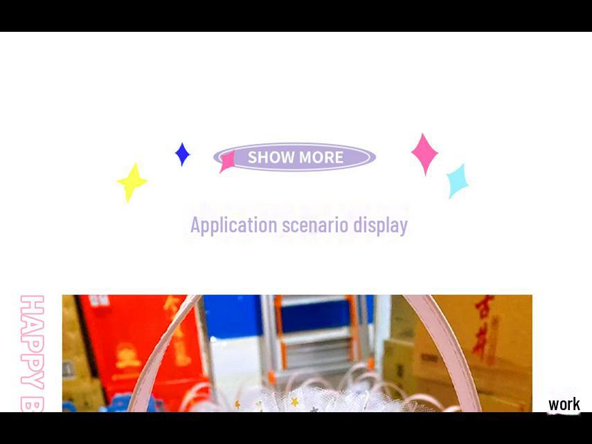 100 Yards Geburtstags-Cartoon-Band für Kuchen- und Geschenkboxverpackung