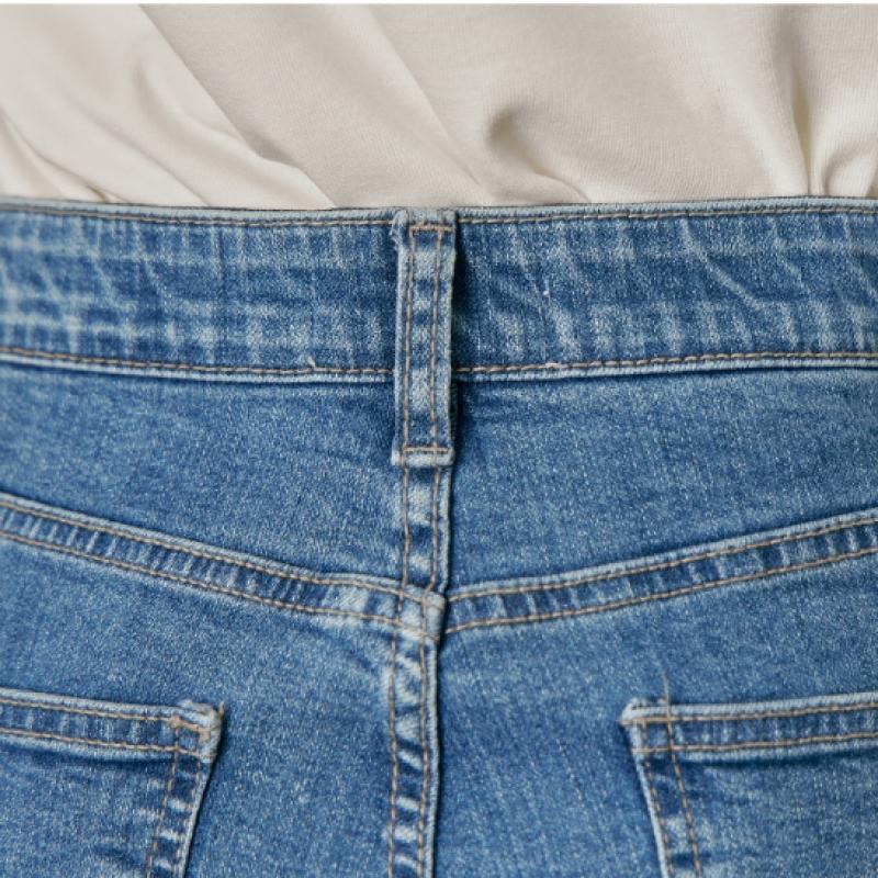 MAXZA Natural Washing Cotton Span Wide Denim Pants Ze05ql402na
