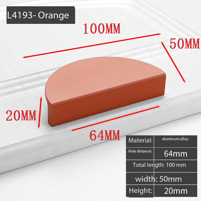 Wardrobe Door Handle Extended Champagne Color Modern Minimalist Light Luxury Sliding Drawer Cabinet Door Drawer Handle Furniture