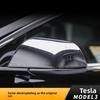 Car Sticker For Tesla Model 3 Model Y 2020-2025 Carbon Fiber Shell Mirror Protective Decorative Cover Rearview Mirror Protective