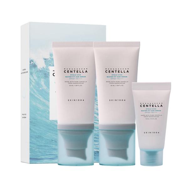 

SKIN1004 Hyalu-Cica Water-Fit Sun Serum Hydrating Sunscreen Twin Pack (50mL + 15mL) SPF50+ PA++++