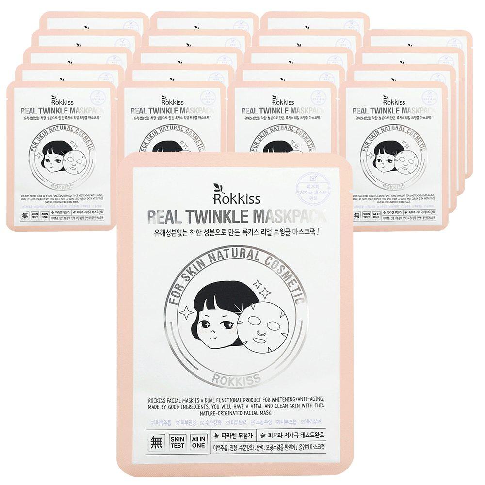 

Упаковка масок Rokkiss Real Twinkle Mask 20 листов