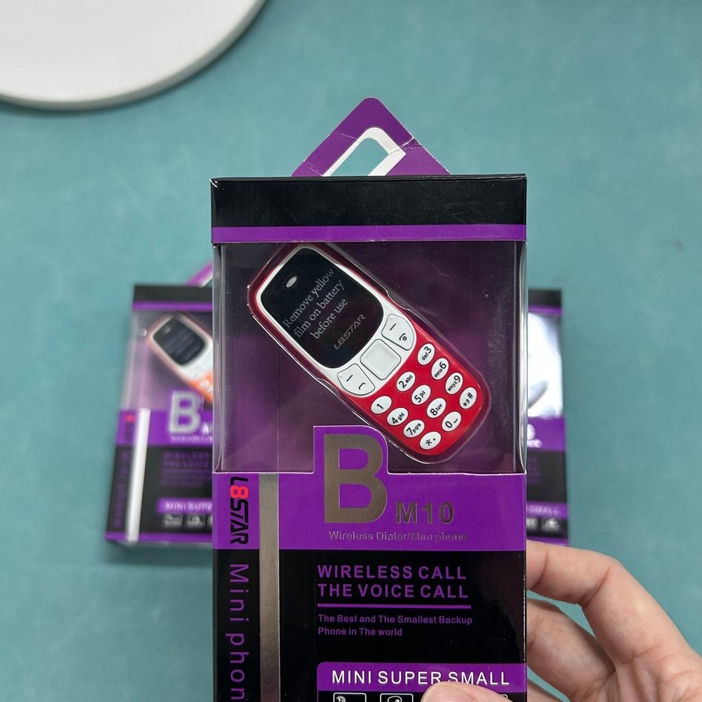 BM10 Super Mini Phone Wireless Dialer 0.66inch Screen Dual SIM Card 350mAh Battery SMS Small Cheap Mobile Phone
