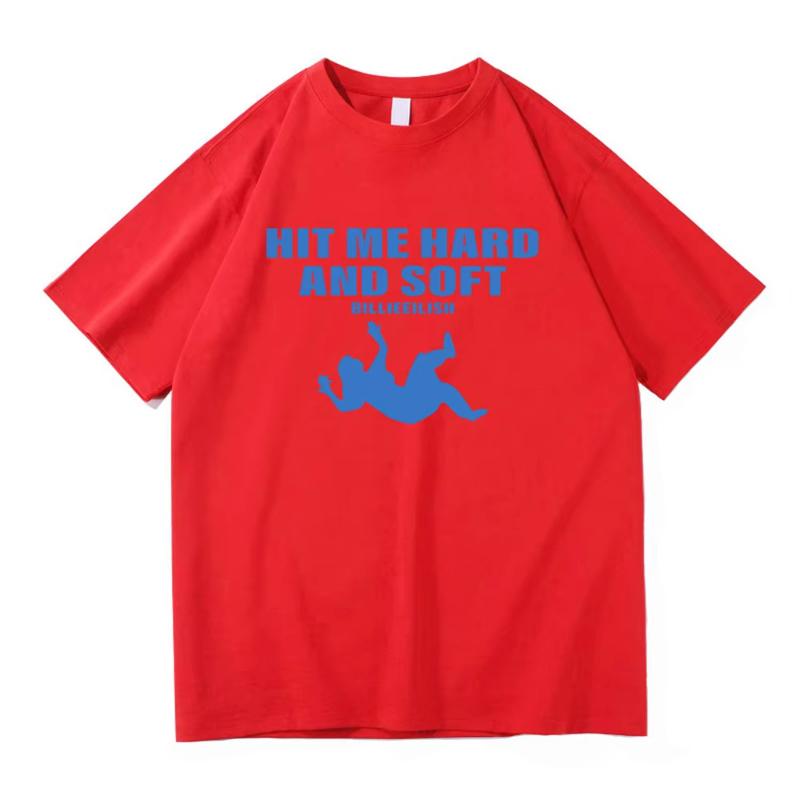 

Hit Me Hard and Soft Album 2025 T Shirt Fashion UnisexWomen Harajuku Lunch TShirt Unisex High Quality Vintage Cotton Tees Shirts 4XL
