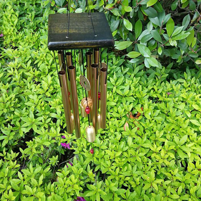Vintage Hanging Decoration Wind Chimes Antique Crafts Yard Home Ornaments Copper Bells