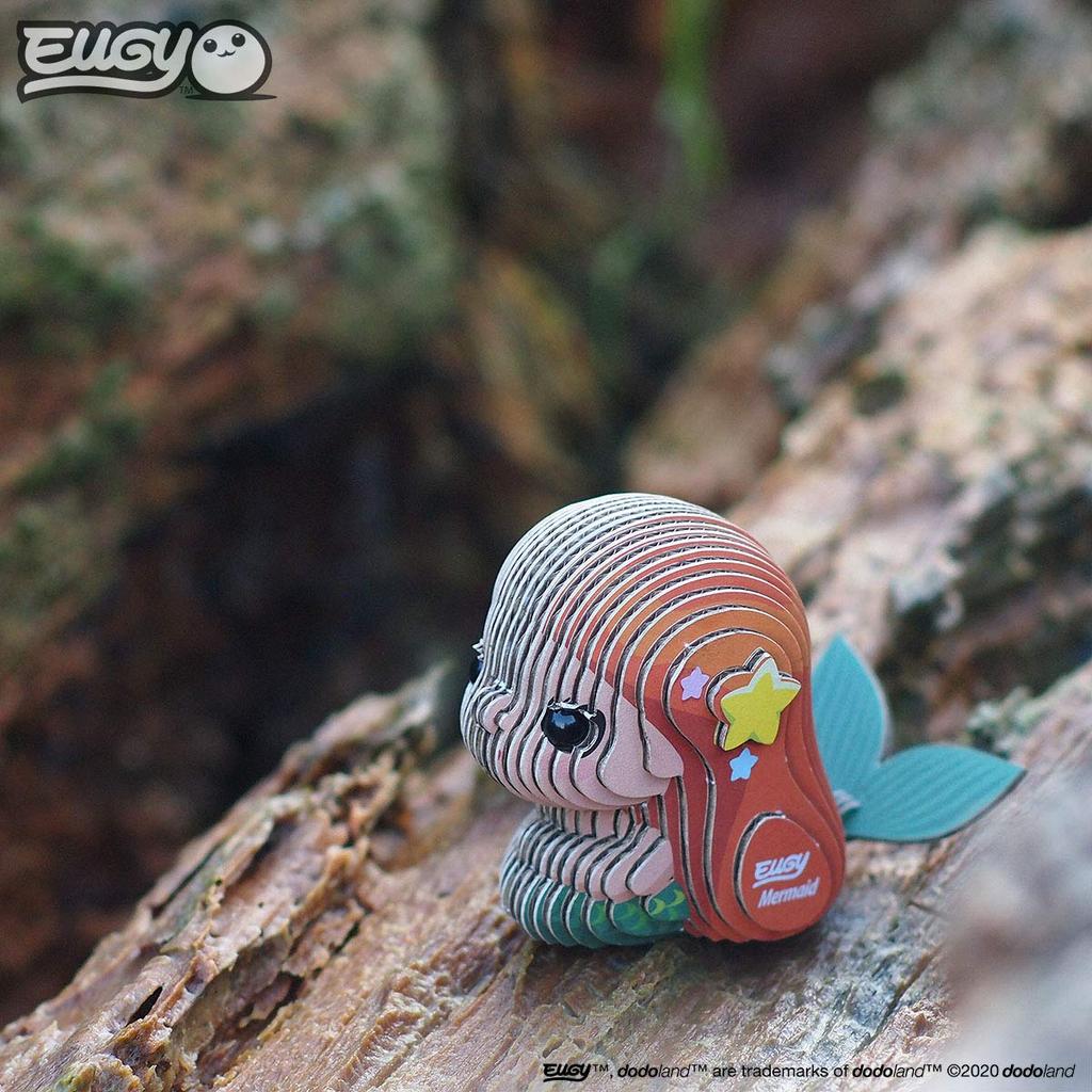 EUGY Mermaid Paper Puzzle - A fun educational toy for elementary school boys and girls, as well as adults, making it a great gift.