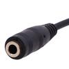 2.5mm to 3.5mm Audio Adapter 2.5mm Male to 3.5mm Female  Audio Converter Gold-Plated Audio Jack Connector for Headphone