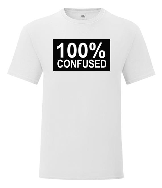 Adults 100 Confused 1990s British Cult Clubbing Movie Unisex White TShirt 2XL