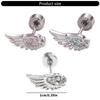 Alloy Wing Ear Studs Portable Comfortable for Sensitive Ears Fashion Jewelry Pieces