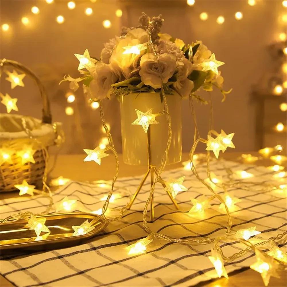 Xiaomi LED String Lights Outdoor Star Chain Lights Garland Lights Bulb Fairy Lights Party Home Wedding Garden  Decor