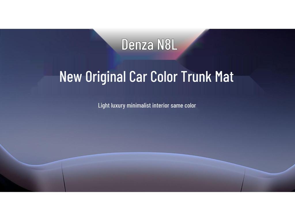 Full Coverage Trunk Mat for 2025 BYD Denza N8L - Interior Car Accessory