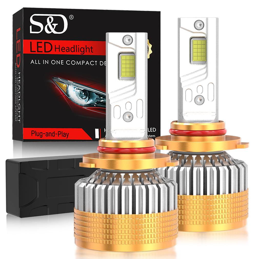 

2 шт. 300 Вт 140000LM H1 H4 H7 светодиодные лампы для фар Canbus H8 H11 9005 HB3 9006 HB4 9012 Hir2 Turbo светодиодный светильник с тремя медными трубками авто налобный фонарь супер яркий 9012 Hir2