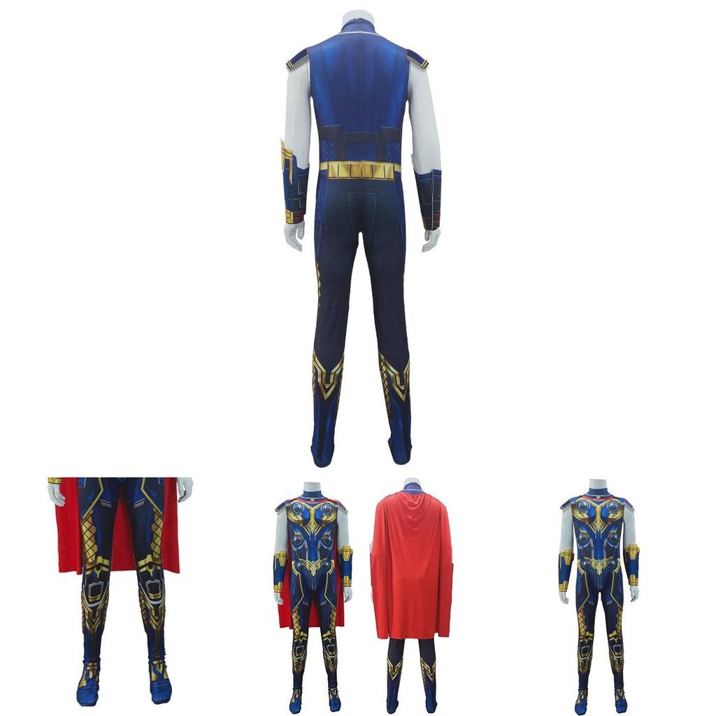 Love And Thunder Thor Odinson Cosplay Kostyme For Barn Og Voksne Perfekt For Halloween Og Karneval