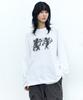 INSILENCE WOMEN Angel Graphic Long Sleeve White