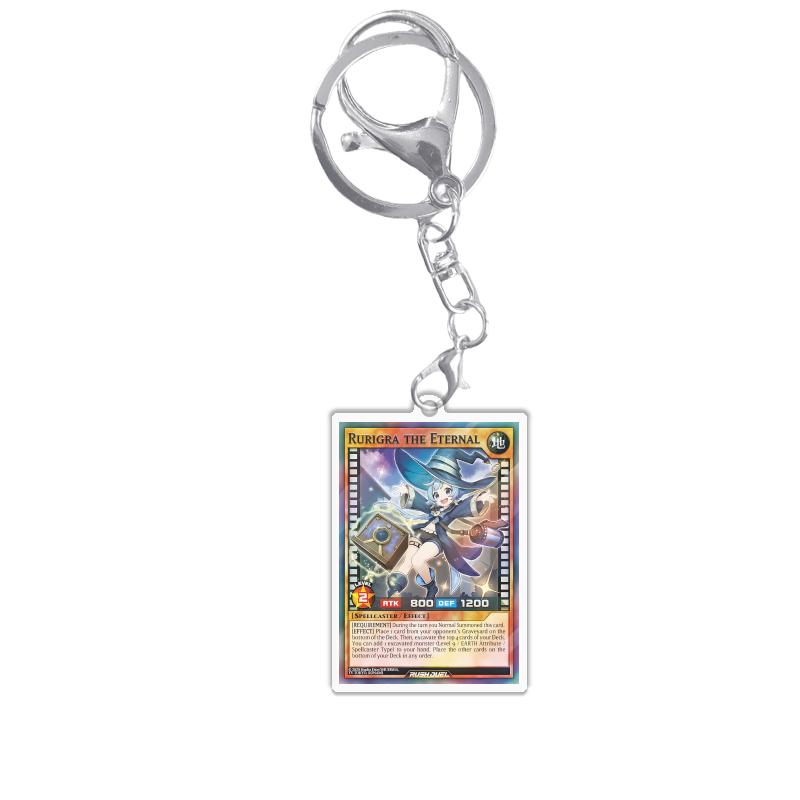 Keychains for Yugioh Rush Duel Rd Princess Cosmos Deathtacle Acrylic Pendant Backpack Ornament Decoration Anime Game Fans Gift