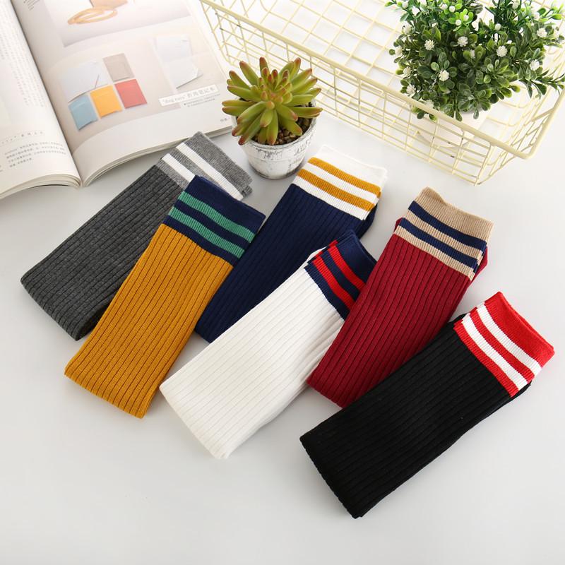 Children's Pure Cotton Over-the-Knee Performance Socks – Mid-Calf, Anti-Pilling, and Unisex for Sports and School