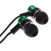 Portable Universal 3.5mm Braided Heavy Bass In-Ear Wired Earphone for Phone