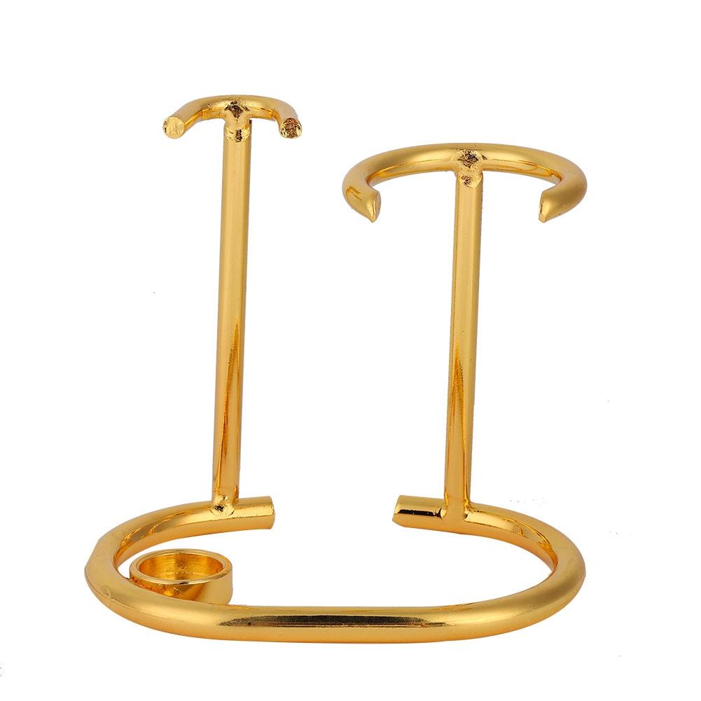 Men's Shaving Tool Holder Stand Brd Brush Rack Bracket (Gold)
