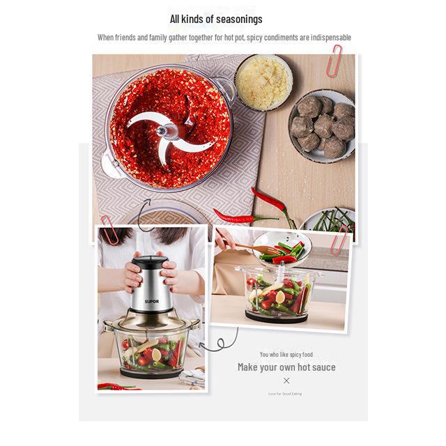 Supor JR05 Multi-Function Electric Meat & Vegetable Grinder Mixer