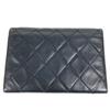 Chanel Cambon Line CC CC Mark Bifold Logo Compact Wallet Flap Folded Wallet