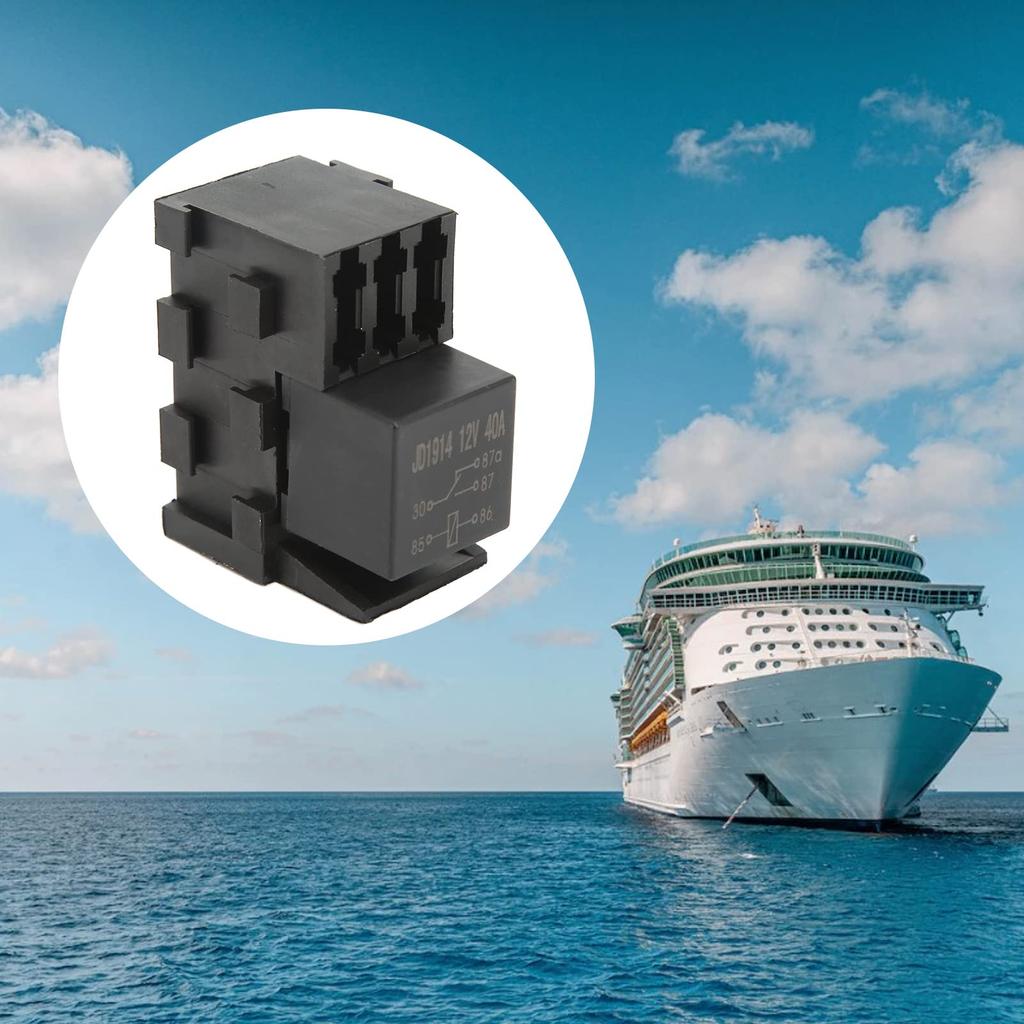 Sada pojistkové skříňky s relé, ABS 5pinový držák pojistky odolný vůči vysokým teplotám