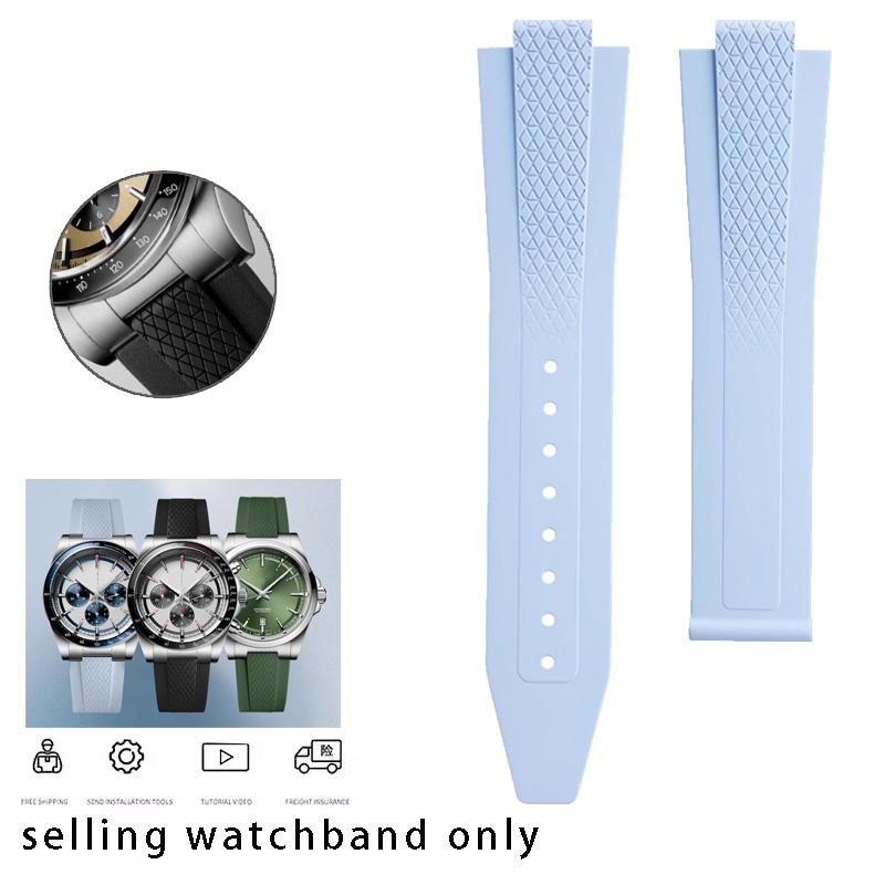 

Ремешок для часов Longines Kangkas Yuedong, новый, из фторкаучука, серия L3.830/835, спортивный, для дайвинга, диаметр циферблата 41 мм, 42 мм. 22mm