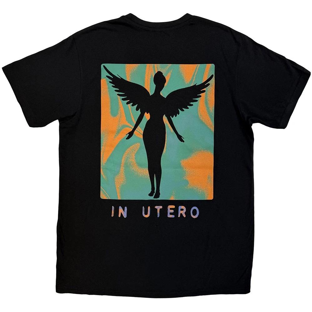 

Nirvana In Utero Angel Swirl Premium Carbon Finish 100% Cotton T-shirt Mens Womens Tees Top 4XL
