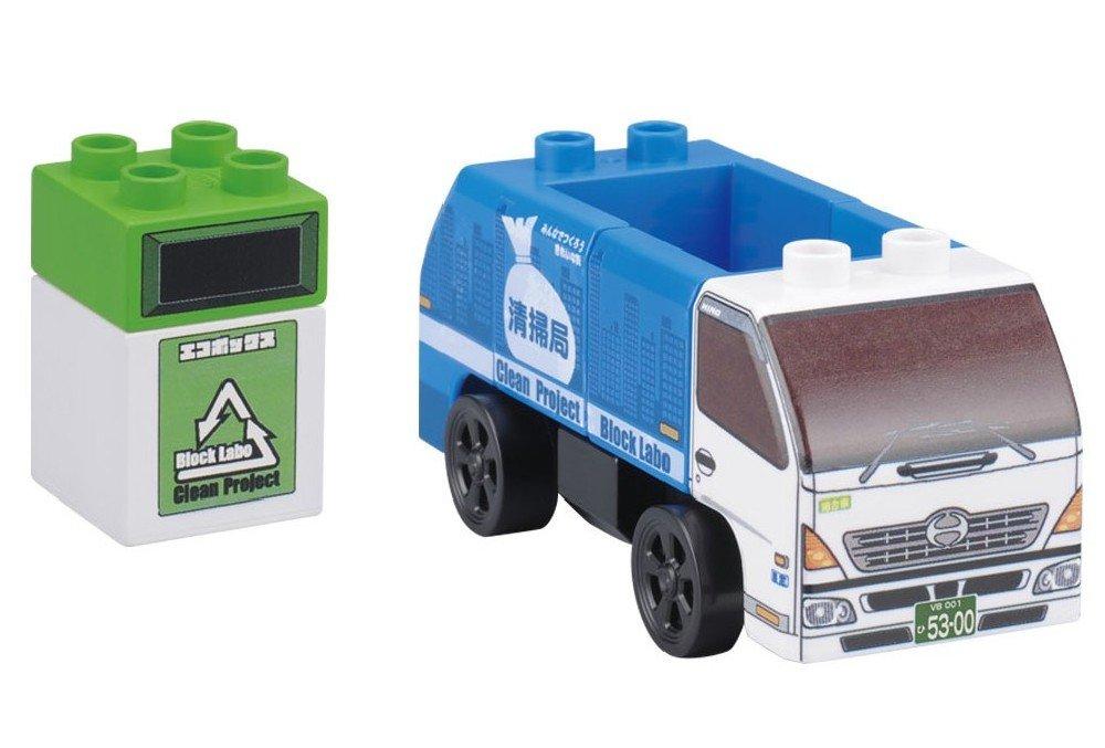

BlockLabo Block Lab Vehicle Block Hino Ranger Cleaning Truck Block Set