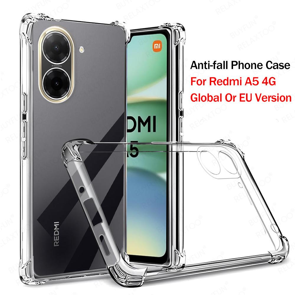 

Ударостійкий броньований чохол для Xiaomi Redmi A5 RedmiA5 Redmy A 5 5A 4G Глобальна версія ЄС Прозорий силіконовий чохол для телефону Прозорий Funda RedmiA5 4G EU прозорий