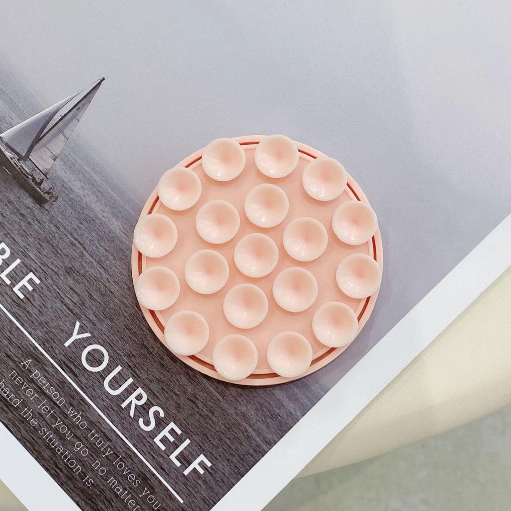 Suport de Telefon cu Ventuză de Silicon pentru Baie, Bucătărie și Mașină