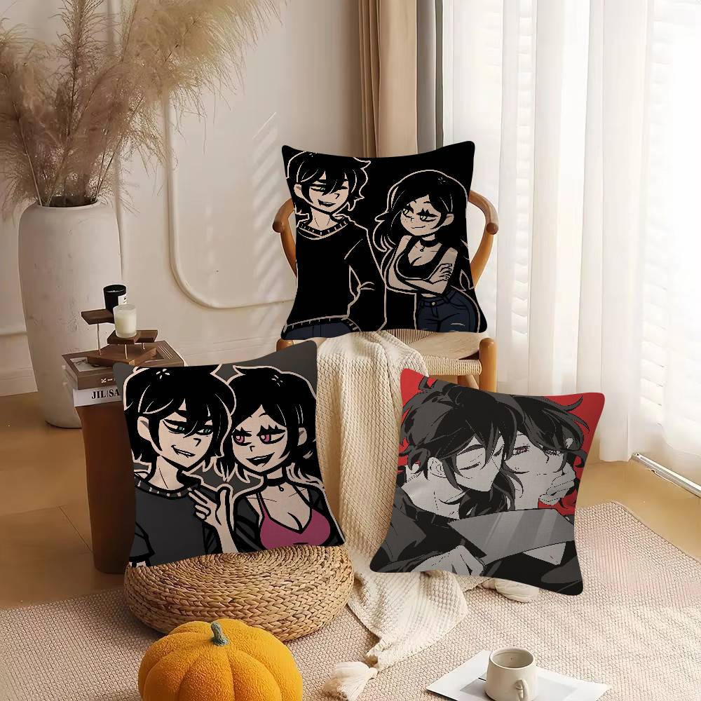 The Coffin Of Andy And Leyley Soft Comfortable Pillow Case Cartoon For Sofa Living Home Office Retro Decor Protective Cover