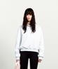 Kueoumeon Soft Crop Sweatshirt (Melange Light Grey)