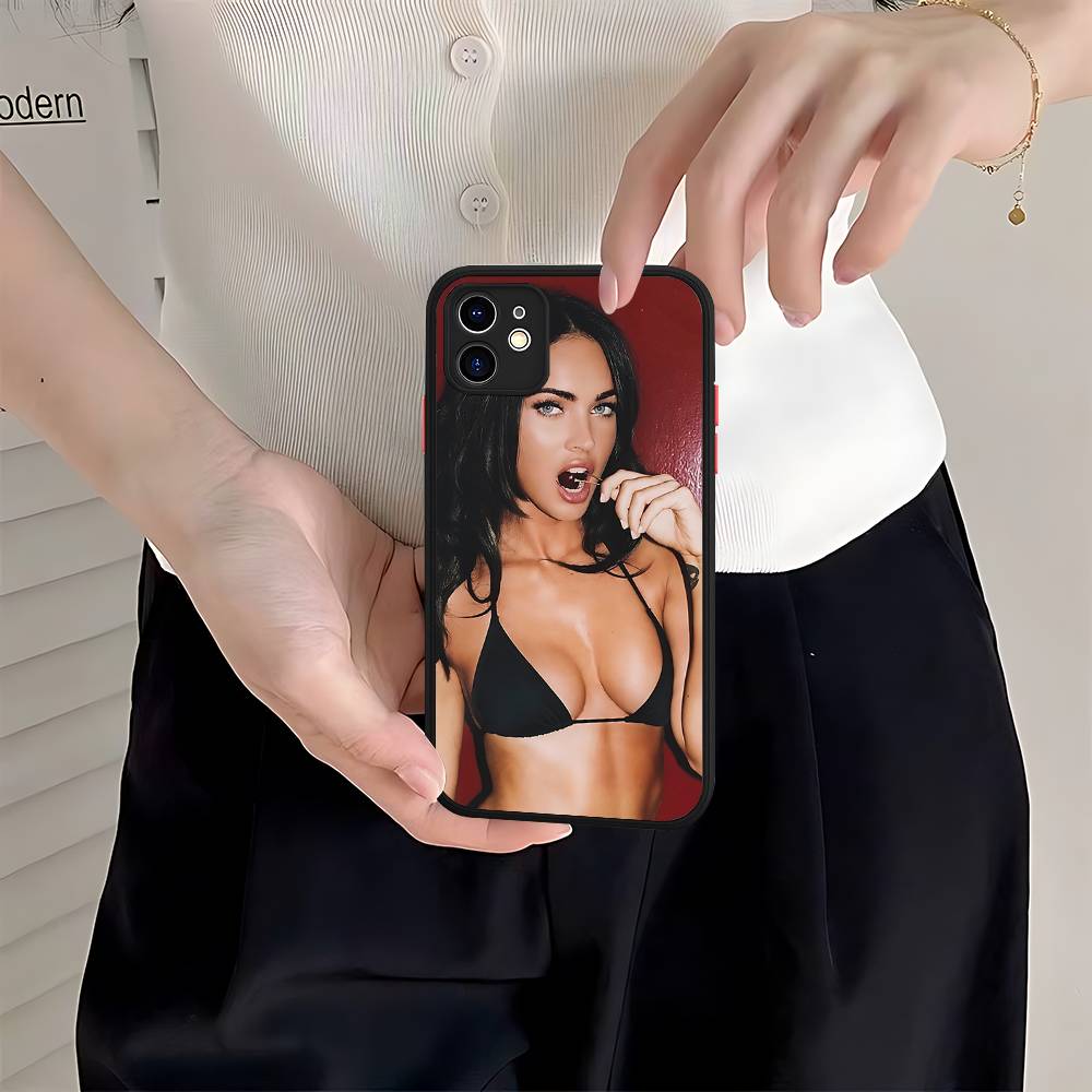 Jennifers B-Body Megan Fox Mattes Schutzcase Für IPhone 16 15 14 13 12 11 Pro Max X XS MAX Schutzhülle