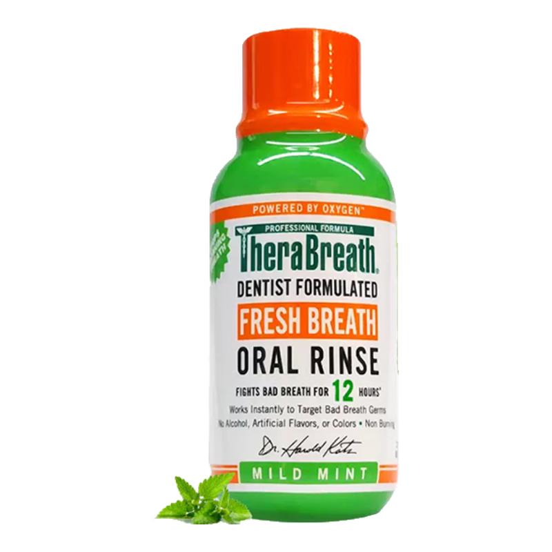 TheraBreath Gentle Mint Mouthwash Travel Pack