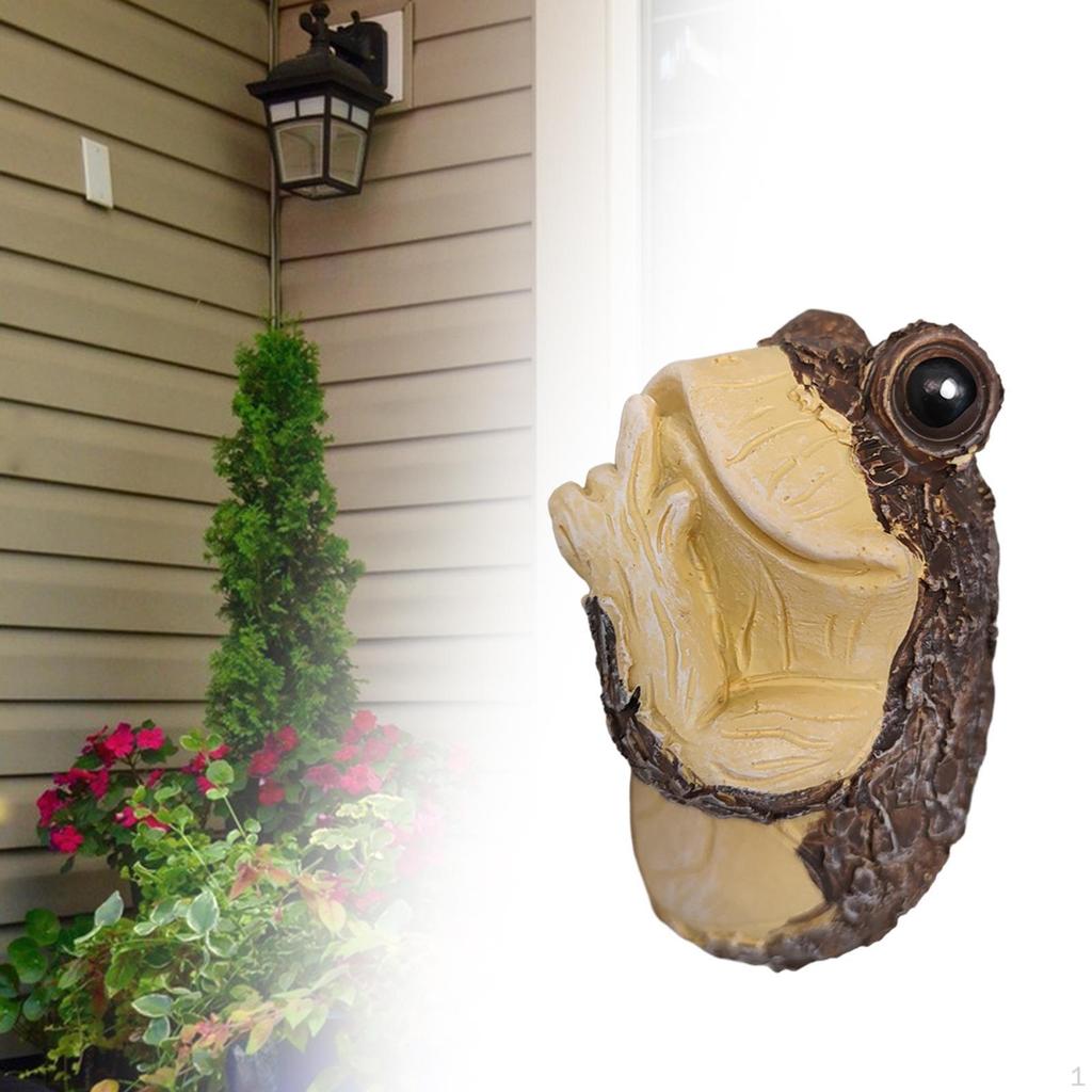 Frog Statue Sculpture Collection Desk Display Resin Figurine Ornament for Indoor Anniversary