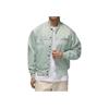 Jordan Flight MVP Embroidered Logo Baseball Collar Button-Up Long Sleeve Jacket Men Jacket Aqua FN4660-005