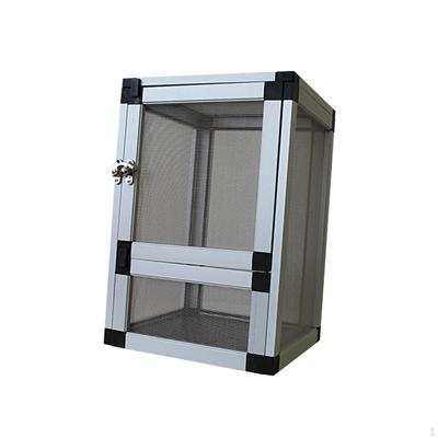 Portable Reptile Enclosure for Small Pets - Ventilated Habitat Box