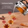 Automatischer Dampf-Sprüh-Teebereiter & Elektrischer Wasserkocher mit Hitzebeständigem Glas zum Aufbrühen & Kochen