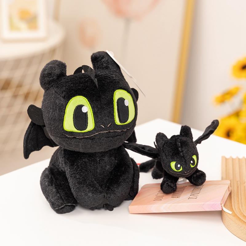 How To Train Your Dragon Plush Toothless Pendant Doll Dragen Hiccup Toy Black Pillow Cushion Soft Goft For Children