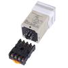 110V AC DH48S S 0.1s~99h Cycle Control Digital Display Time Relay with Base