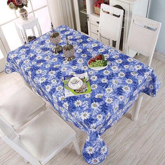 Home Esstisch Tischdecke, kleines frisches Blumenmuster, einfacher Antifouling-Couchtisch, quadratische Tischdecke, Schminktischdecke