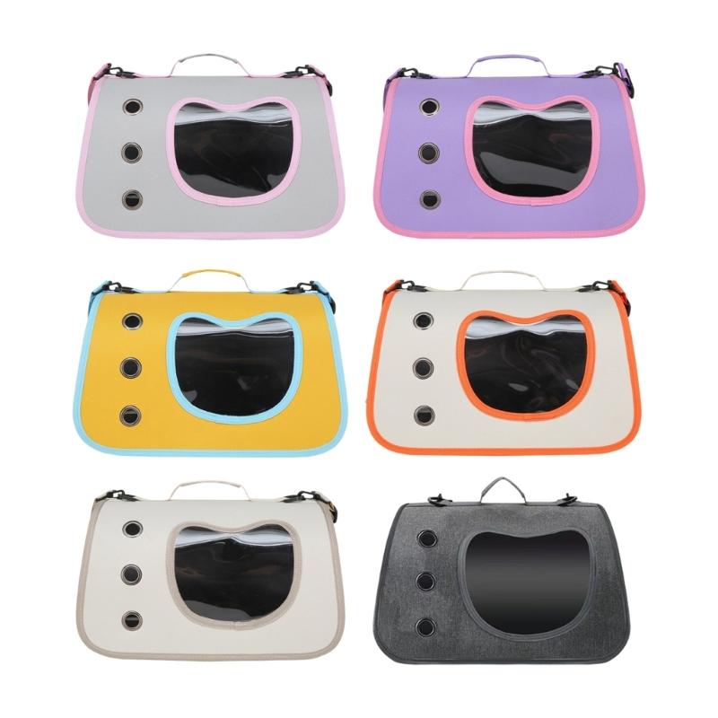 Portable Water Resistant Pet Carriers With Breathable Large Opening For Dog And Cats Adjustable Shoulder Strap Size