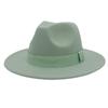 British Style Jazz Hat For Women Men With Wide Brim Cotton Summer Sun Protection Fashion Fedora