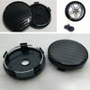 4 pcs. Wheel center caps, 60 mm / 58 mm, made of carbon fiber