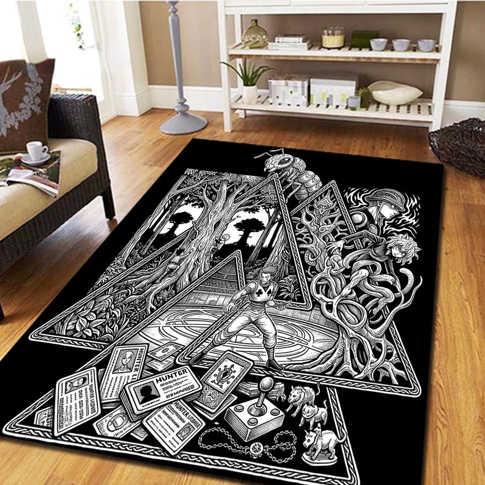 Hunter x Hunter Bedroom & Living Room Carpet, Home Decor Cool Movie Mat Play Floor Mat -HE70 60x90cm