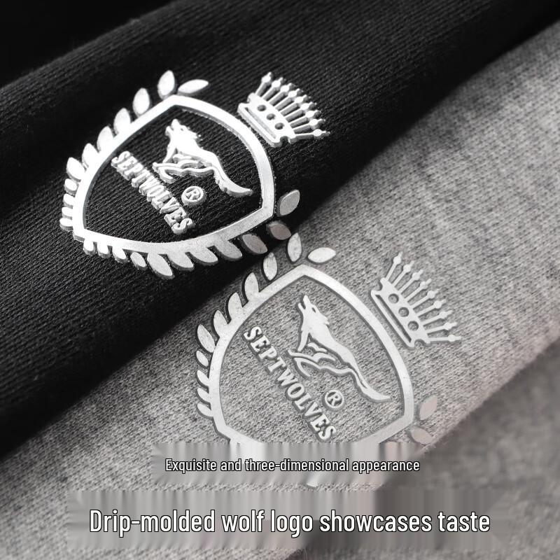 Septwolves Men's Pure Cotton Mock Neck Thermal Base Layer