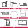 Honda 06-11 Civic Carbon Fiber Interior Window Button Panel Sticker