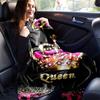 1pc. Glittery Queen Crown Leopard Print Blanket - Perfect for Home, Office, Outdoor Use, Gift Idea,