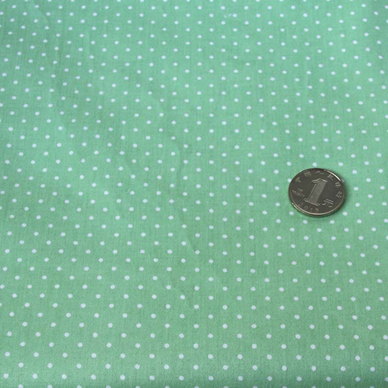 160cm*50cm cotton cloth green yellow blue purple pink polka dots fabrics for DIY kid crib bedding decor craft patchwork quilting